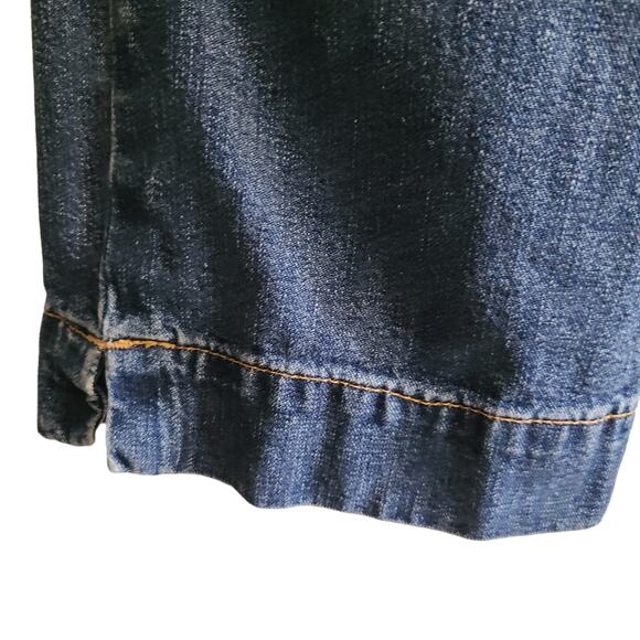EDWIN JEANS Wide Leg Crop 100% Cotton Jeans‎ ED-866 5415 Women’s 30* - Picture 5 of 11
